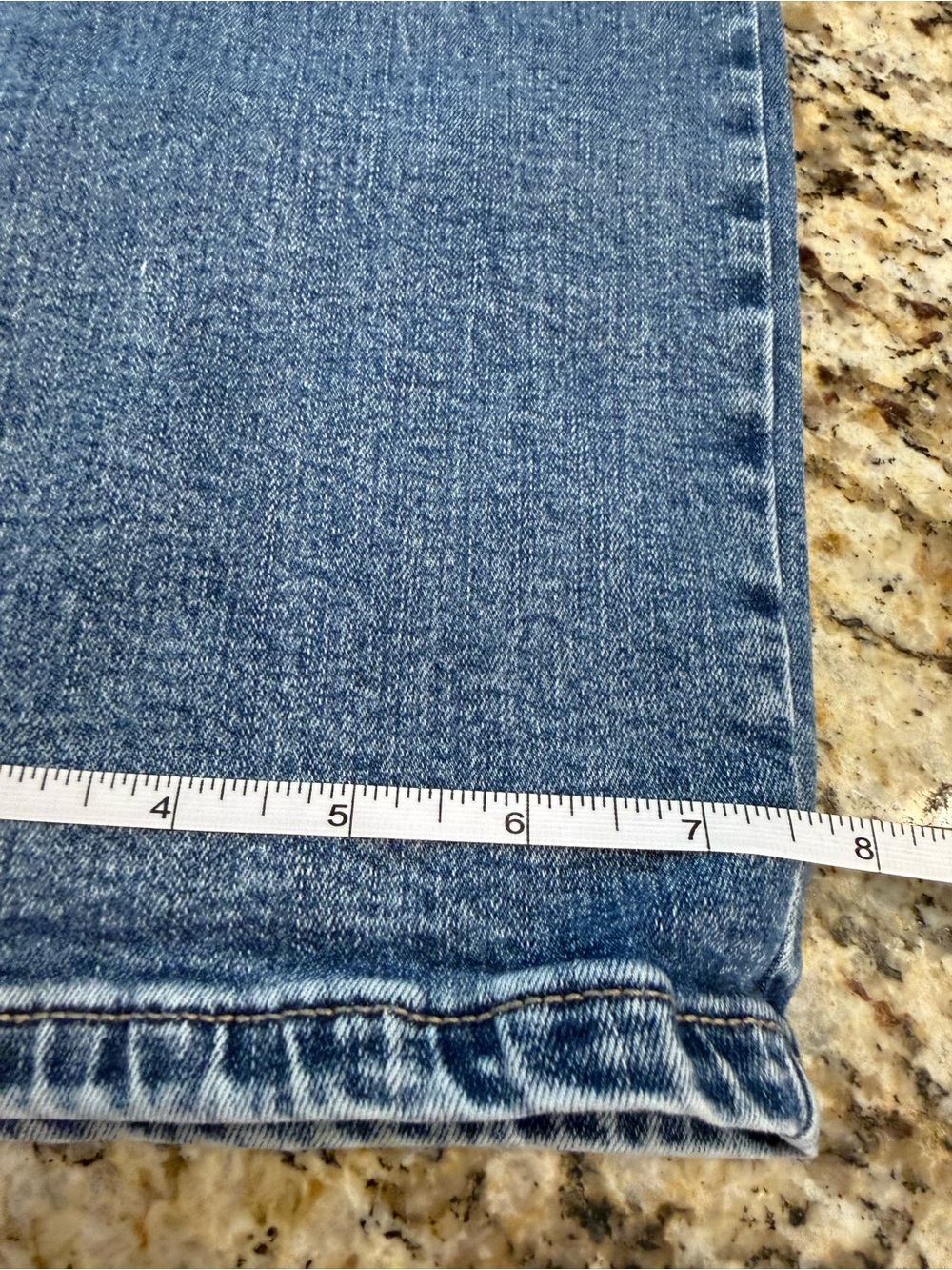 Wonderly Mid Rise Straight stretchy jeans medium wash 14R - Picture 10 of 12